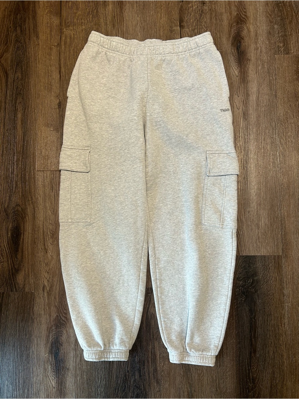 TNA Aritzia Grey Cargo Sweatpants